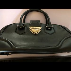 LOUIS VUITTON Epi Bowling Montaigne Black